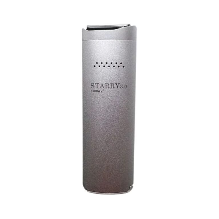 Vaporizador XMAX Starry 3.0 com acabamento metálico, sistema de aquecimento híbrido e sensor vibratório.