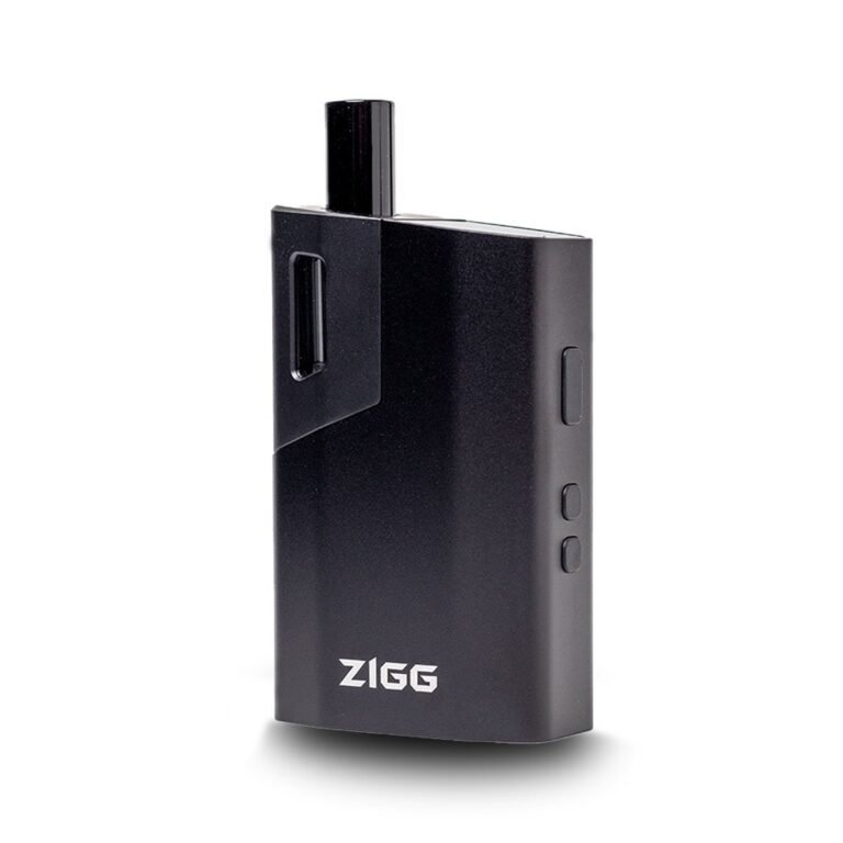 Vaporizador de Ervas Zigg 2.0 KingVapo com design moderno e câmara de aquecimento em aço inoxidável.