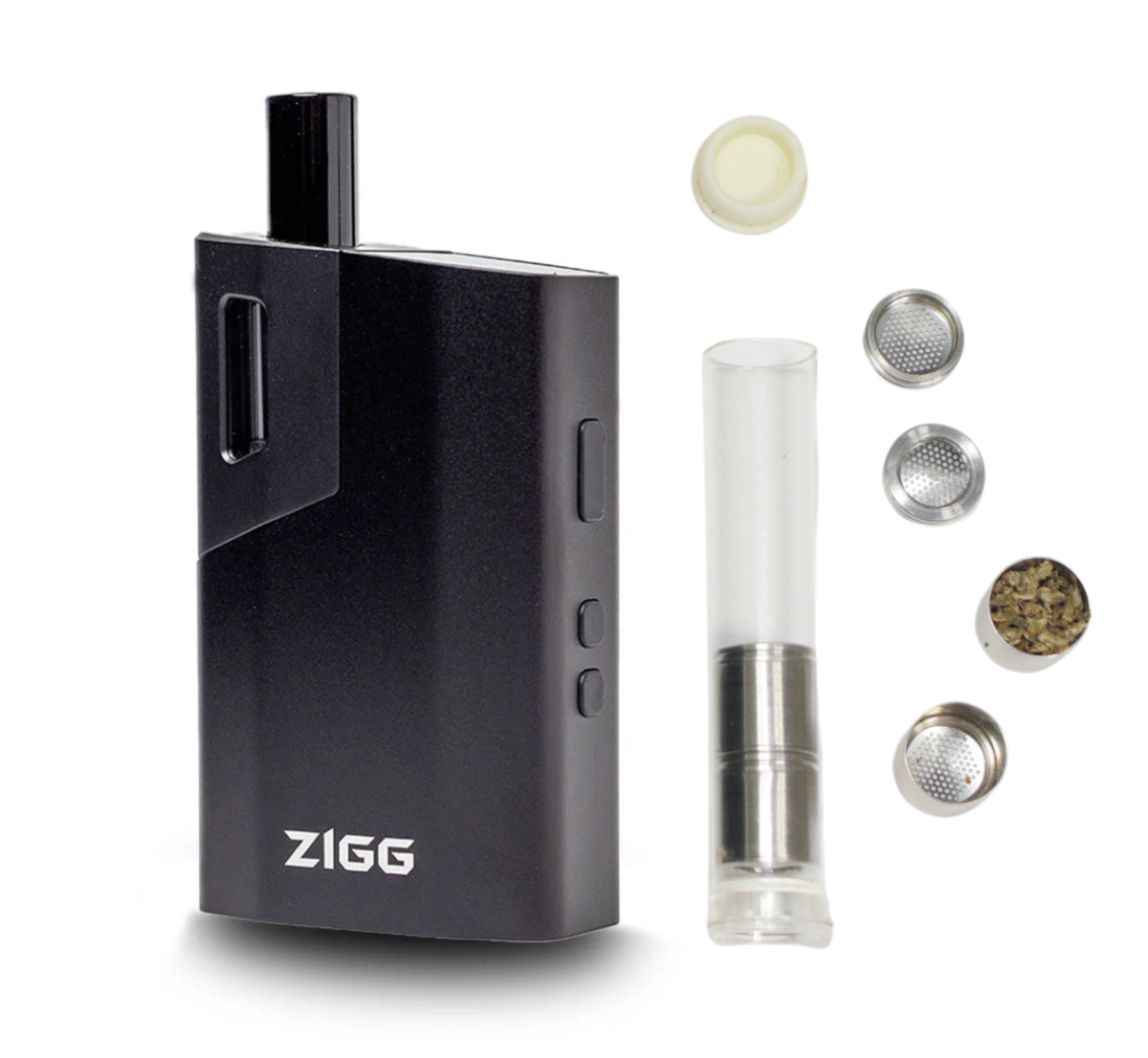 capa vaporizador de ervas zigg 2.0 com quatro capsulas