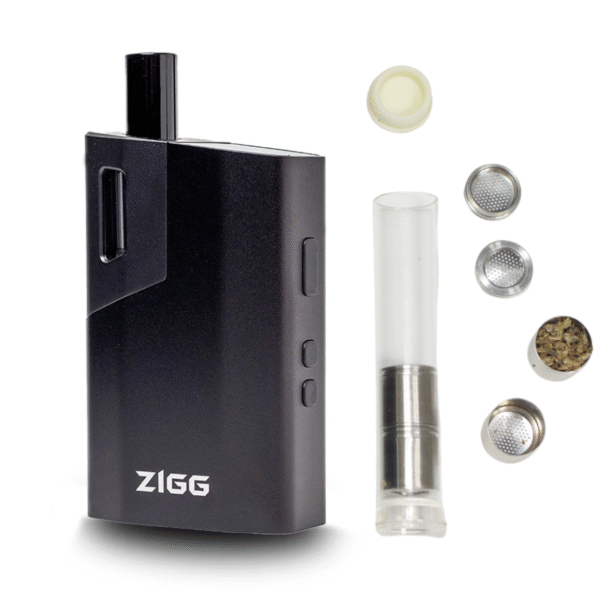 capa vaporizador de ervas zigg 2.0 com quatro capsulas