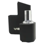 Piteira com tubo de vidro para vaporizador de ervas Vibe, destacando a estrutura lateral e o encaixe removível.