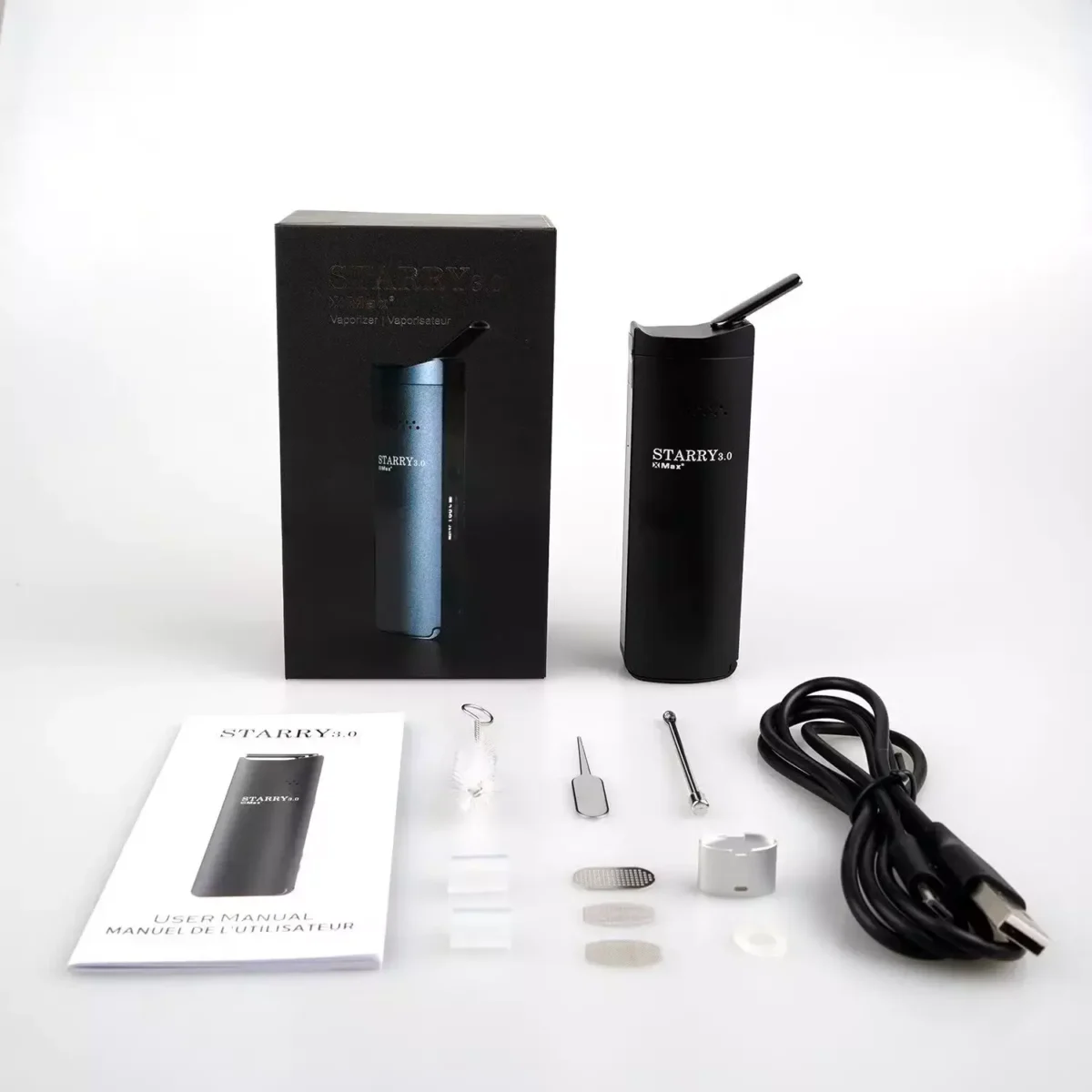 Vaporizador de Ervas XMAX Starry 3.0 Cinza/Prata + Capa - Imagem 2